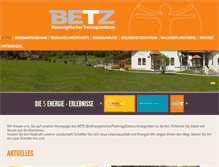 Tablet Screenshot of betz.at